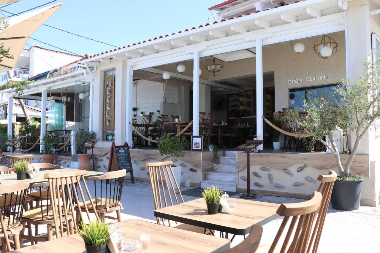 Nefeli Seaside Apartments Polychrono Extérieur photo